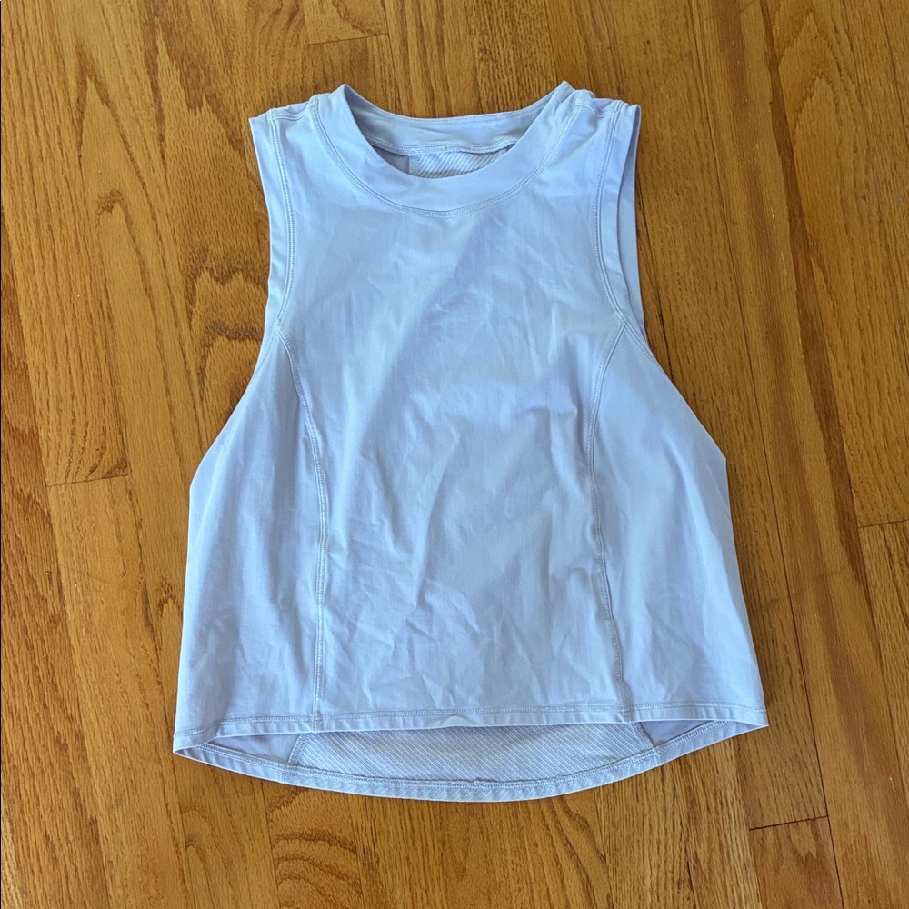 Lululemon very light lavender muscle top
